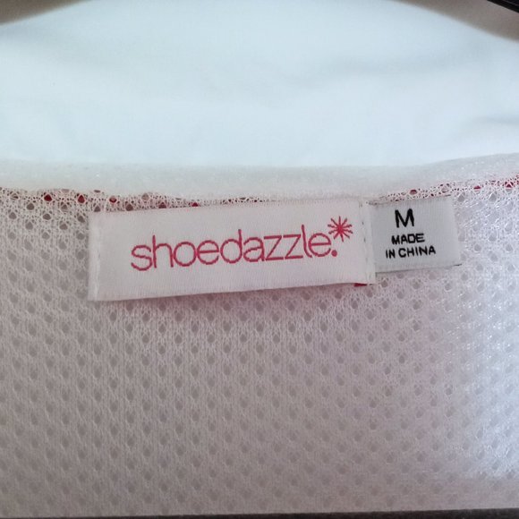 SHOEDAZZLE ANORAK JACKET/DRESS RED/WHITE SIZE M - Picture 8 of 8